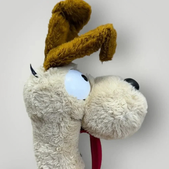 Vintage 1983 Garfield's Odie the Dog 14" Plush Stuffed Animal Toy Fun Farm Beige - Picture 9 of 13